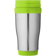 Sanibel 400 ml insulated mug, Silver,Blue