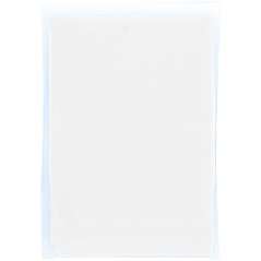 Ziva disposable rain poncho with storage pouch, solid black