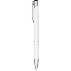 Moneta anodized aluminium click ballpoint pen, solid black