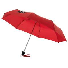 Ida 21.5" foldable umbrella, solid black