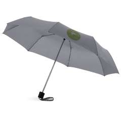 Ida 21.5" foldable umbrella, solid black
