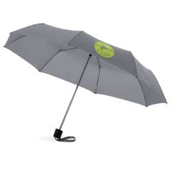 Ida 21.5" foldable umbrella, solid black