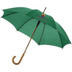 Kyle 23" auto open umbrella wooden shaft and handle, Navy