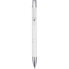 Moneta aluminium click ballpoint pen, solid black