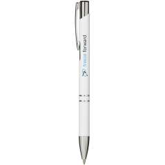 Moneta aluminium click ballpoint pen, solid black