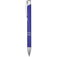 Moneta aluminium click ballpoint pen, solid black