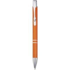 Moneta aluminium click ballpoint pen, solid black