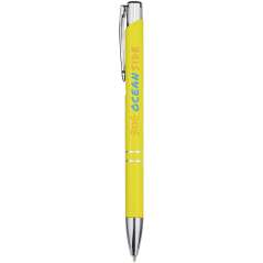 Moneta aluminium click ballpoint pen, solid black