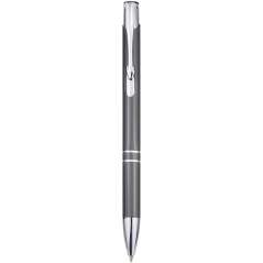 Moneta aluminium click ballpoint pen, solid black
