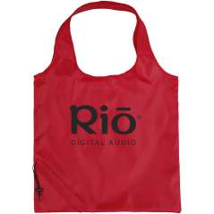 Bungalow foldable tote bag, solid black