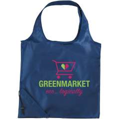 Bungalow foldable tote bag, solid black