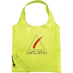 Bungalow foldable tote bag, solid black