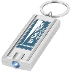 Castor LED keychain light, Blue,Silver