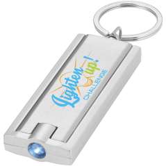 Castor LED keychain light, Blue,Silver