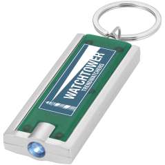 Castor LED keychain light, Blue,Silver