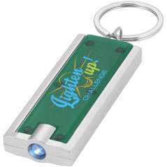 Castor LED keychain light, Blue,Silver