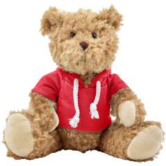 Plush teddy bear Monty, light blue