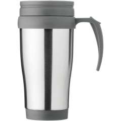 Sanibel 400 ml insulated mug, Silver,Blue