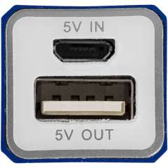 Volt 2200 mAh power bank, solid black