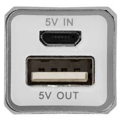 Volt 2200 mAh power bank, solid black