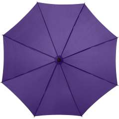 Kyle 23" auto open umbrella wooden shaft and handle, Navy