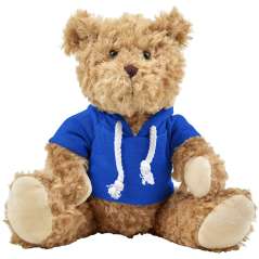 Plush teddy bear Monty, light blue