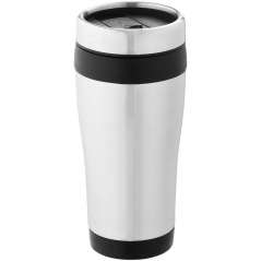 Elwood 470 ml insulated tumbler, Silver,Blue
