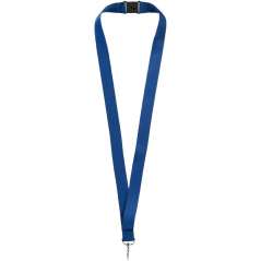 Lago lanyard with break-away closure, solid black