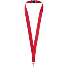 Lago lanyard with break-away closure, solid black