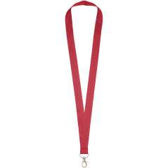 Impey lanyard with convenient hook, solid black
