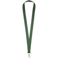 Impey lanyard with convenient hook, solid black