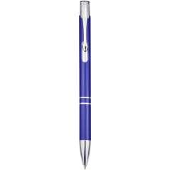 Moneta aluminium click ballpoint pen, solid black