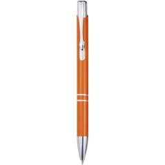 Moneta aluminium click ballpoint pen, solid black