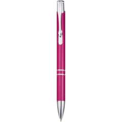 Moneta aluminium click ballpoint pen, solid black