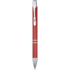 Moneta aluminium click ballpoint pen, solid black