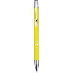 Moneta aluminium click ballpoint pen, solid black