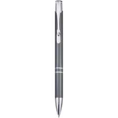 Moneta aluminium click ballpoint pen, solid black