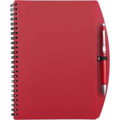 PP notebook with ballpen Solana, blue