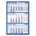 Calendar triptic de perete 3 culori