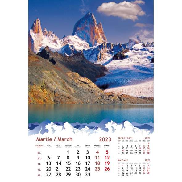 Calendar de perete Maretia Muntilor
