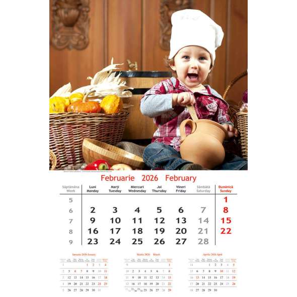 Calendar de perete Kids