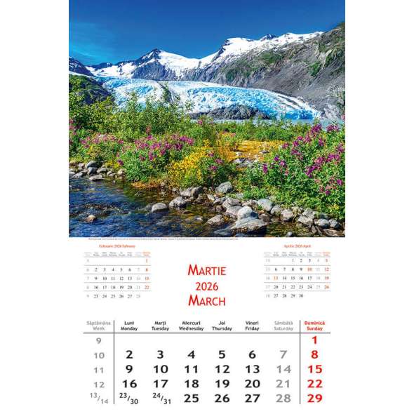 Calendar de perete Landscapes