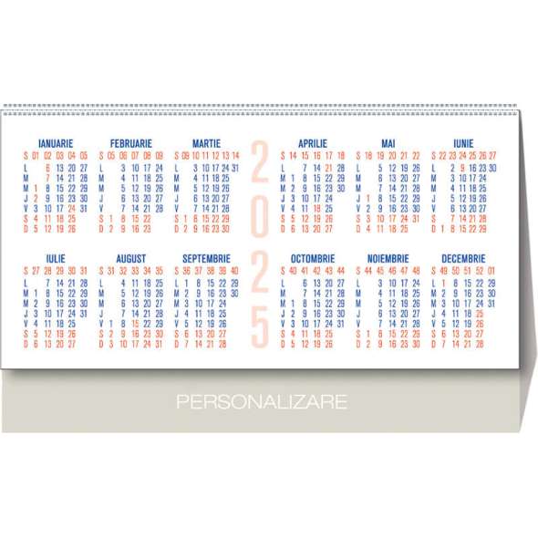 Calendar triptic de birou 2 culori