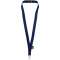 Tom recycled PET lanyard with breakaway closure, Red