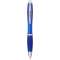 Nash ballpoint pen with coloured barrel and grip, White
