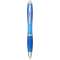 Nash ballpoint pen with coloured barrel and grip, White
