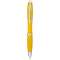 Nash ballpoint pen with coloured barrel and grip, White