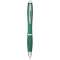Nash ballpoint pen with coloured barrel and grip, White