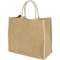 Harry large tote bag made from jute, Natural,White