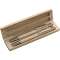 Wooden writing set Morris, brown